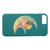 Engel in einem halbmondförmigen Jahrgang Case-Mate iPhone Hülle (Rückseite (Horizontal))