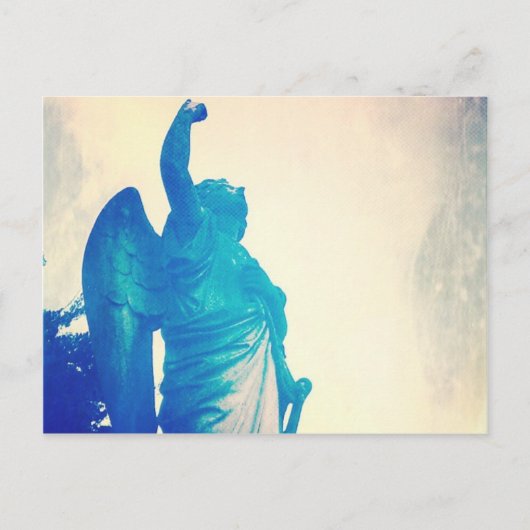 Engel in einem Sturm Postkarte (Vorderseite)