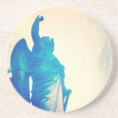 Engel in einem Sturm Sandstein Untersetzer (Vorne)