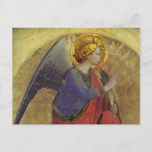 Engel in Gold Postkarte