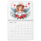 Engel in Liebe 2027 Kalender (Feb 2027)