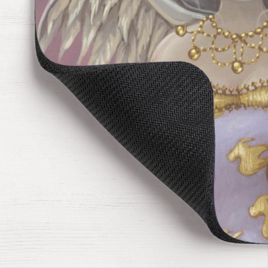 "Engel in lila" Mousepad (Ecke)