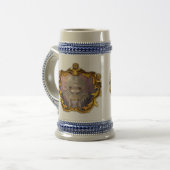 Engel in lila Rokokos gotischer feenhafter Tasse (Vorderseite Links)