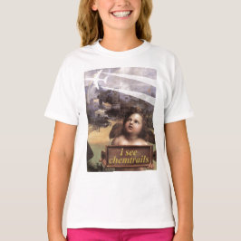 Engel in Madonna von Foligno sieht chemtrails T-Shirt