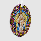 Engel / In Memoriam Acrylschmuck Ornament (Vorderseite)