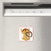 'Engel in Waffen' Magnet (In Situ (Geschirrspüler))