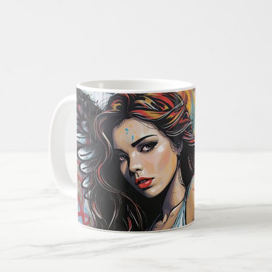 Engel kaffeetasse (Vorderseite Links)