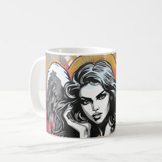 Engel kaffeetasse (Vorderseite Links)