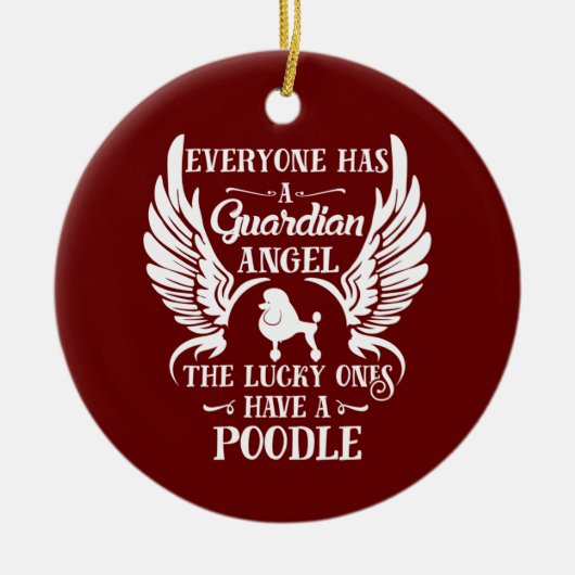 Engel Keramik Ornament (Vorne)