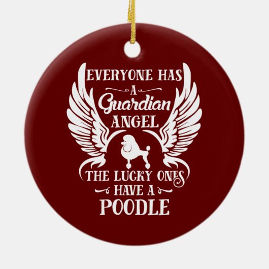 Engel Keramik Ornament (Hinten)