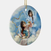 Engel Keramik Ornament (Rechts)