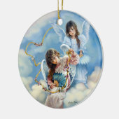 Engel Keramik Ornament (Links)