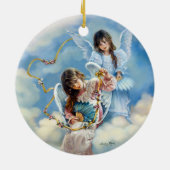 Engel Keramik Ornament (Hinten)