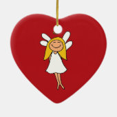 Engel Keramik Ornament (Hinten)