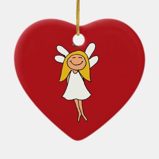Engel Keramik Ornament (Hinten)