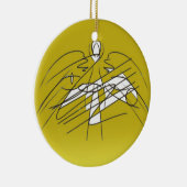 Engel Keramik Ornament (Rechts)
