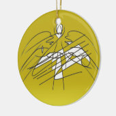 Engel Keramik Ornament (Links)