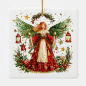 Engel Keramikornament (Rückseite)