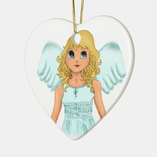 Engel Keramikornament (Links)