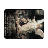 Engel, Kinder, Brücke, Gedicht Magnet (Horizontal)