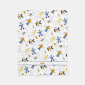 Engel Kinder und Haustiere / mit Namen Fleecedecke (Vorderseite)