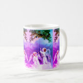 Engel klingeln Glocken Kaffeetasse (VorderseiteRechts)