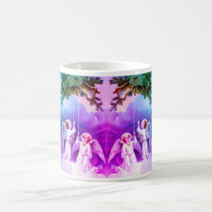 Engel klingeln Glocken Kaffeetasse