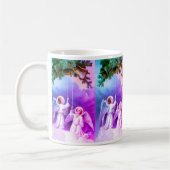 Engel klingeln Glocken Kaffeetasse (Links)