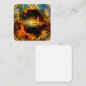 Engel kommen quadratische visitenkarte (Vorne/Hinten)