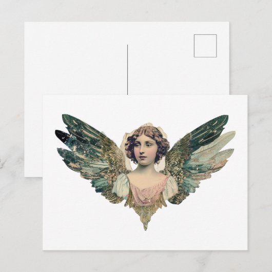 Engel Kunst  Postkarte (Vorne/Hinten)