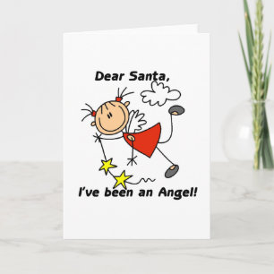 Engel Lieber Santa  Feiertagskarte