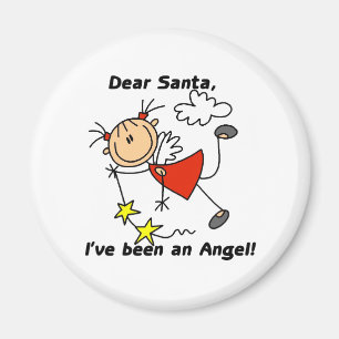 Engel Lieber Santa Magnet