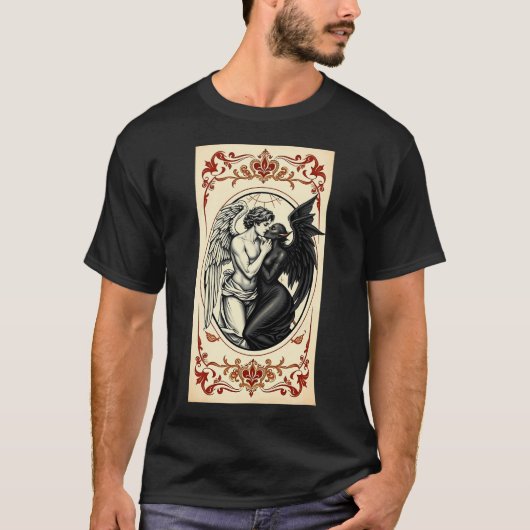 Engel liebt Dämon 1 T-Shirt (Vorderseite)