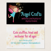 Engel magic Fee Garn Häkelchen Stricken Homespun (Vorne & Hinten)