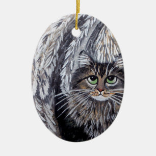 Engel Maine Coon Cat Ornament
