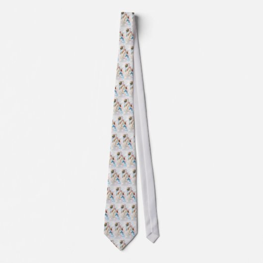Engel mit Bell Neck Tie Krawatte (Vorderseite)