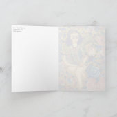 Engel mit Bird CC0418 Islamische Art Grußkarte Karte (Innenseite)