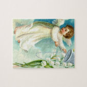 Engel mit Blauer Glocke Puzzle (Horizontal)