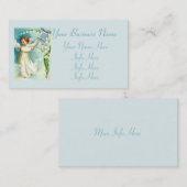 Engel mit Blauer Glocke Visitenkarte (Vorne/Hinten)