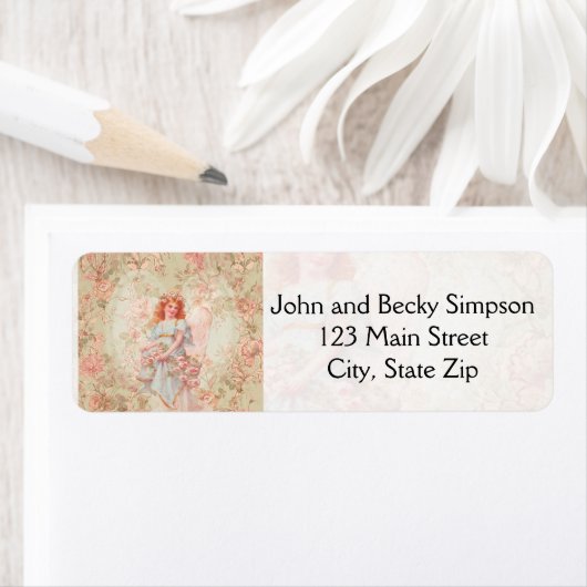 Engel mit Blume (Insitu)