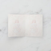 Engel mit Blume Karte (Innenseite)