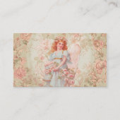 Engel mit Blumen Visitenkarte (Vorderseite)