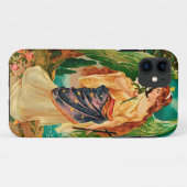 Engel mit Blumenzweig Case-Mate iPhone Hülle (Rückseite (Horizontal))