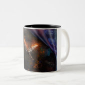 Engel mit brennenden Flügeln Zweifarbige Tasse (VorderseiteRechts)