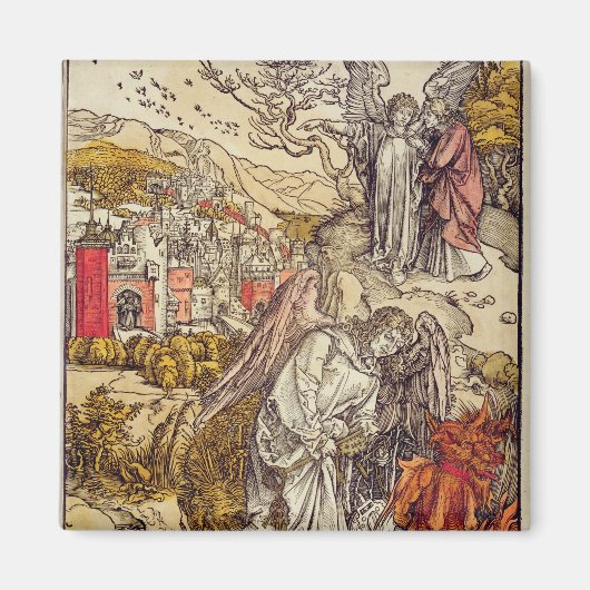 Engel mit dem Schlüssel des Abgrunds, 1498 Magnet (Vorne)