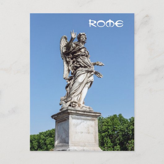 Engel mit den Nägeln auf der Brücke Sant'Angelo -  Postkarte (Vorderseite)