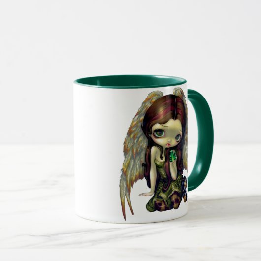 "Engel mit der Smaragd-" Tasse (VorderseiteRechts)