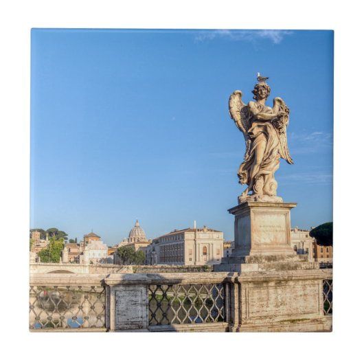 Engel mit Dornenkrone - Sant'Angelo, Rom Fliese (Vorderseite)