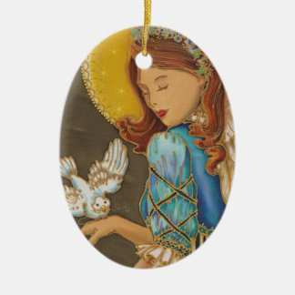 Engel mit Dove Weihnachtsschmuck
