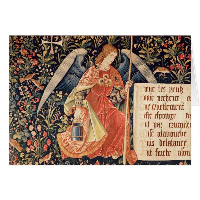 Engel mit einem Schwamm befestigt zu einer Stange (Vorderseite (Horizontal))